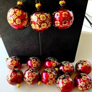 Red & Gold Ornaments